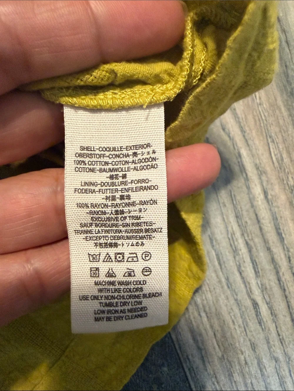 Free People lightweight mustard
