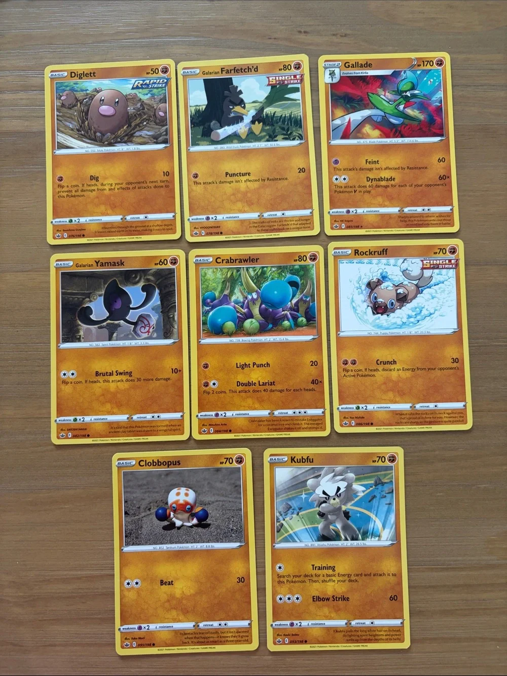 Chilling Reign Lot | 76 Unique Cards | Binder Starter Collection