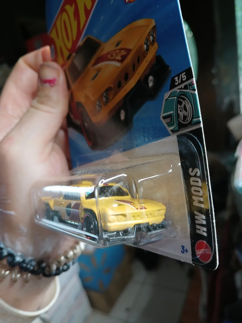 Hot Wheels bright yellow