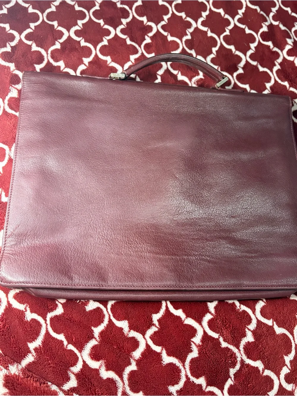 Longchamp structured burgundy