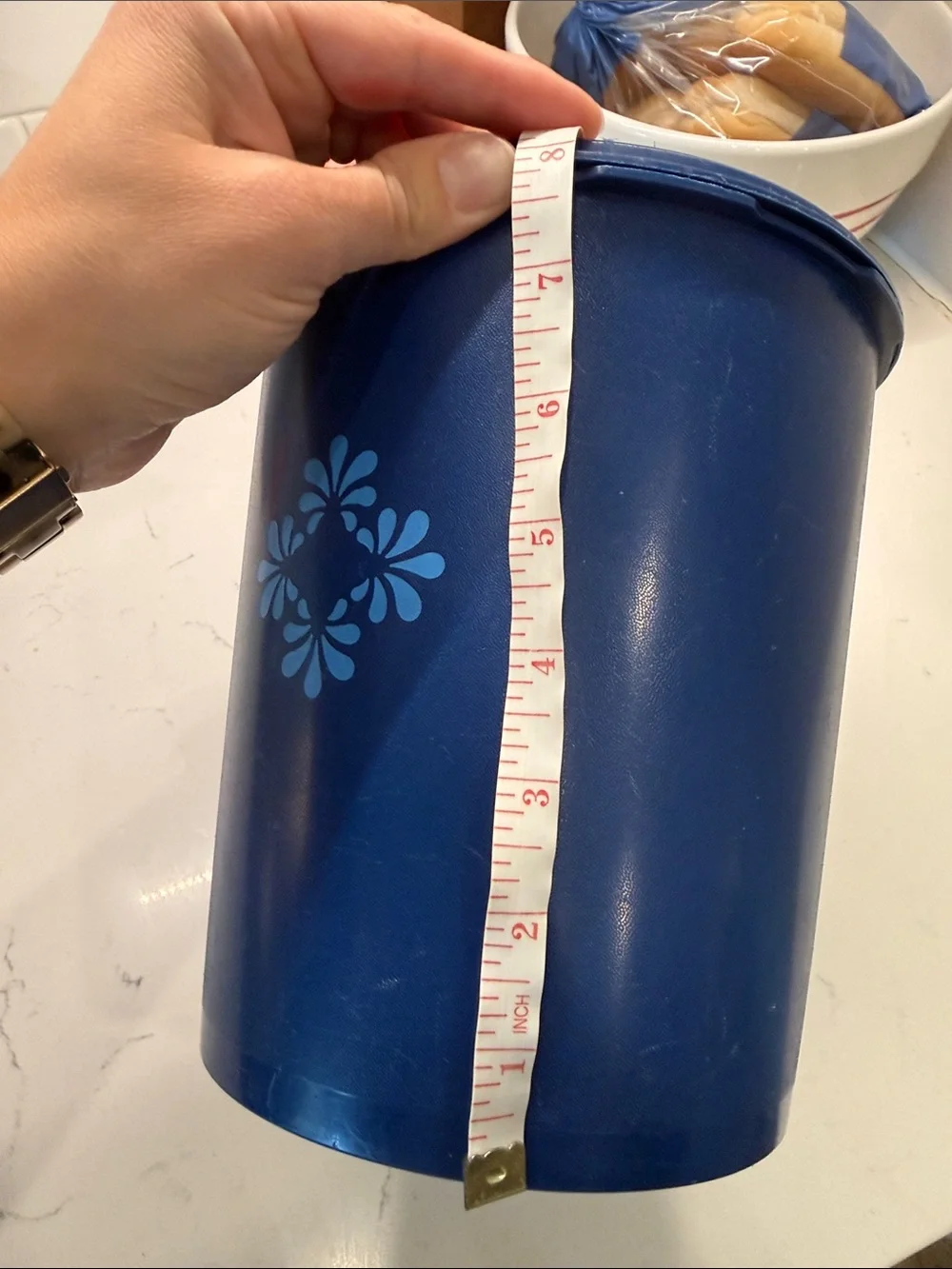 Tupperware durable blue