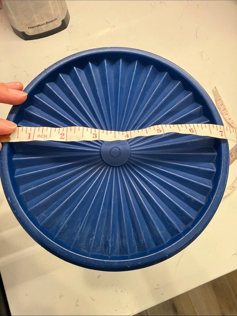 Tupperware durable blue