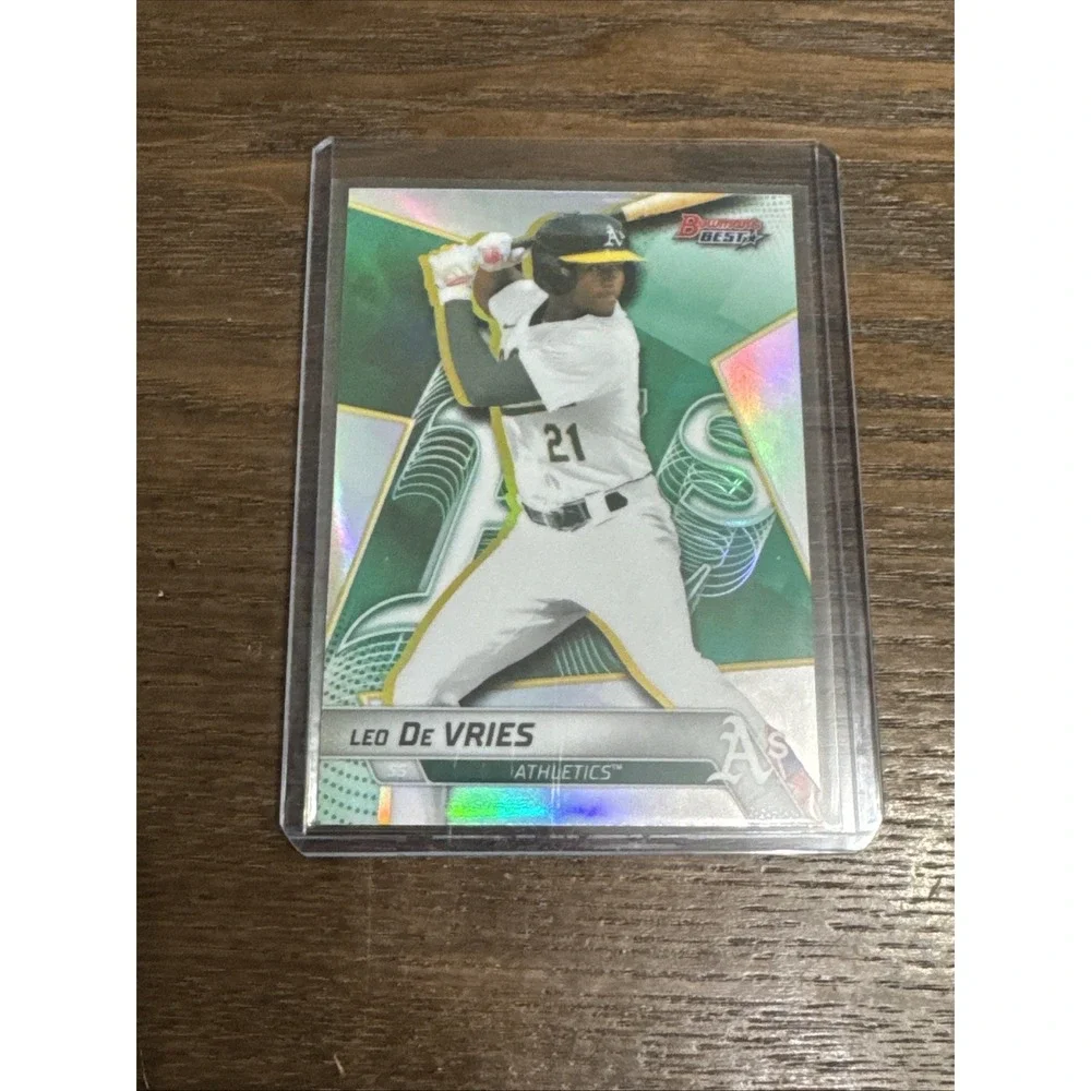 Leo De Vries‎ 2025 Bowman's Best Refractor #TP26 - Athletics