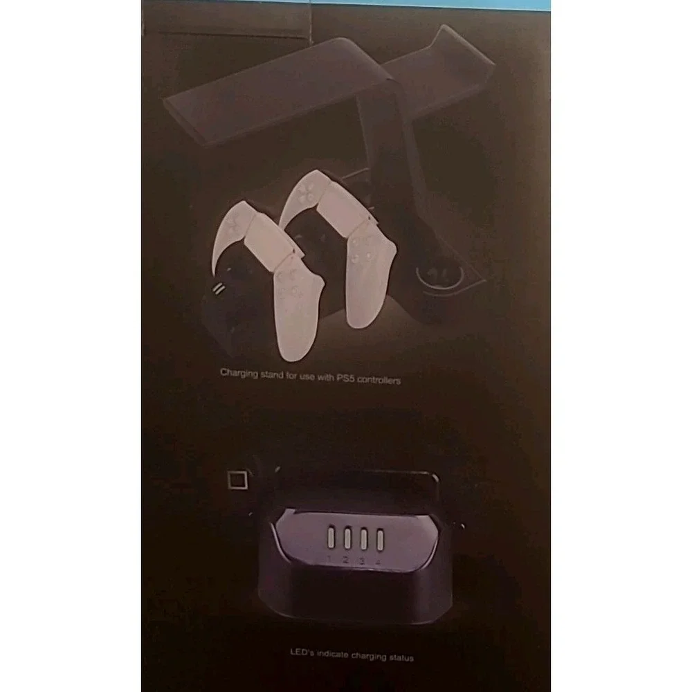 Skywin‎ All-in-One Dock Charging Station & Stand for PS5 Controllers & PS Move