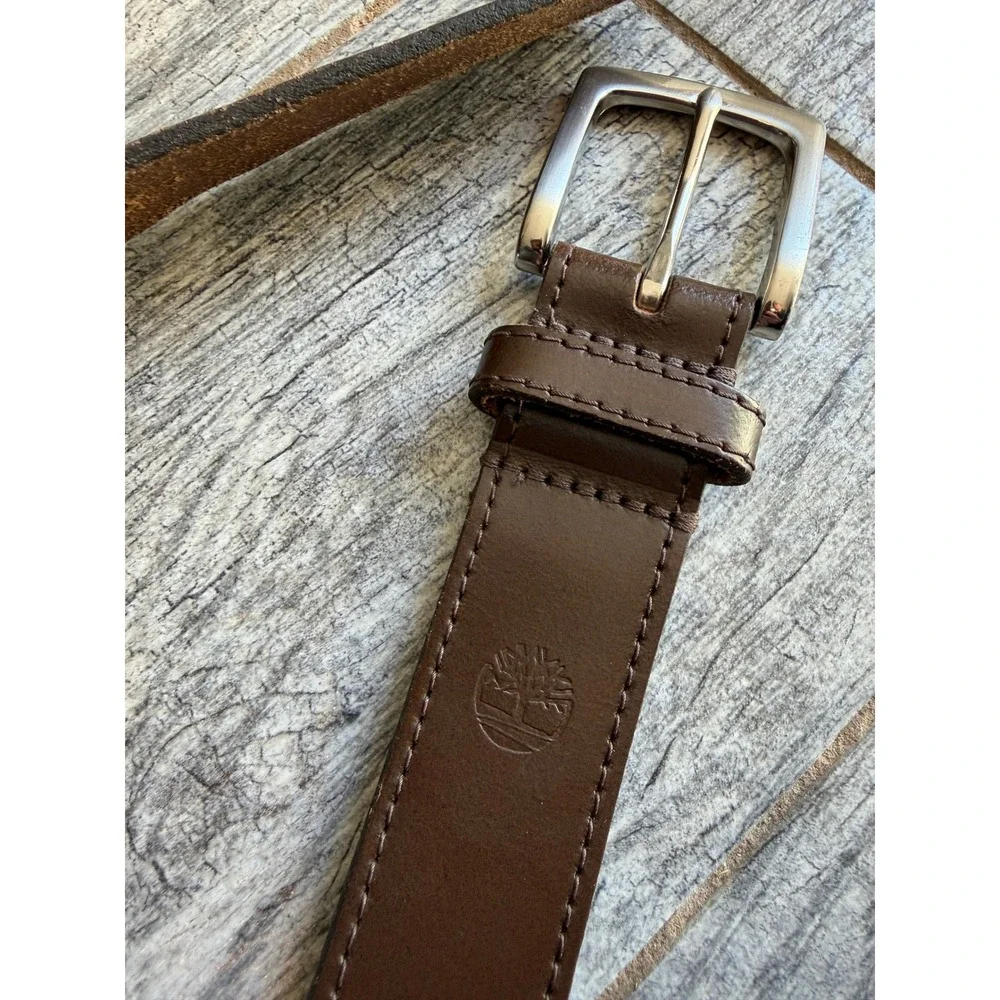 Genuine Leather Belt 38 Brown Classic Made in USA Mens Western‎ Dress Casual
