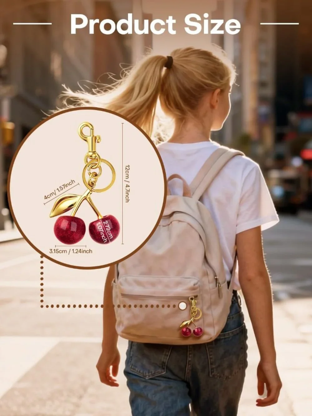 N/A keychain cherry