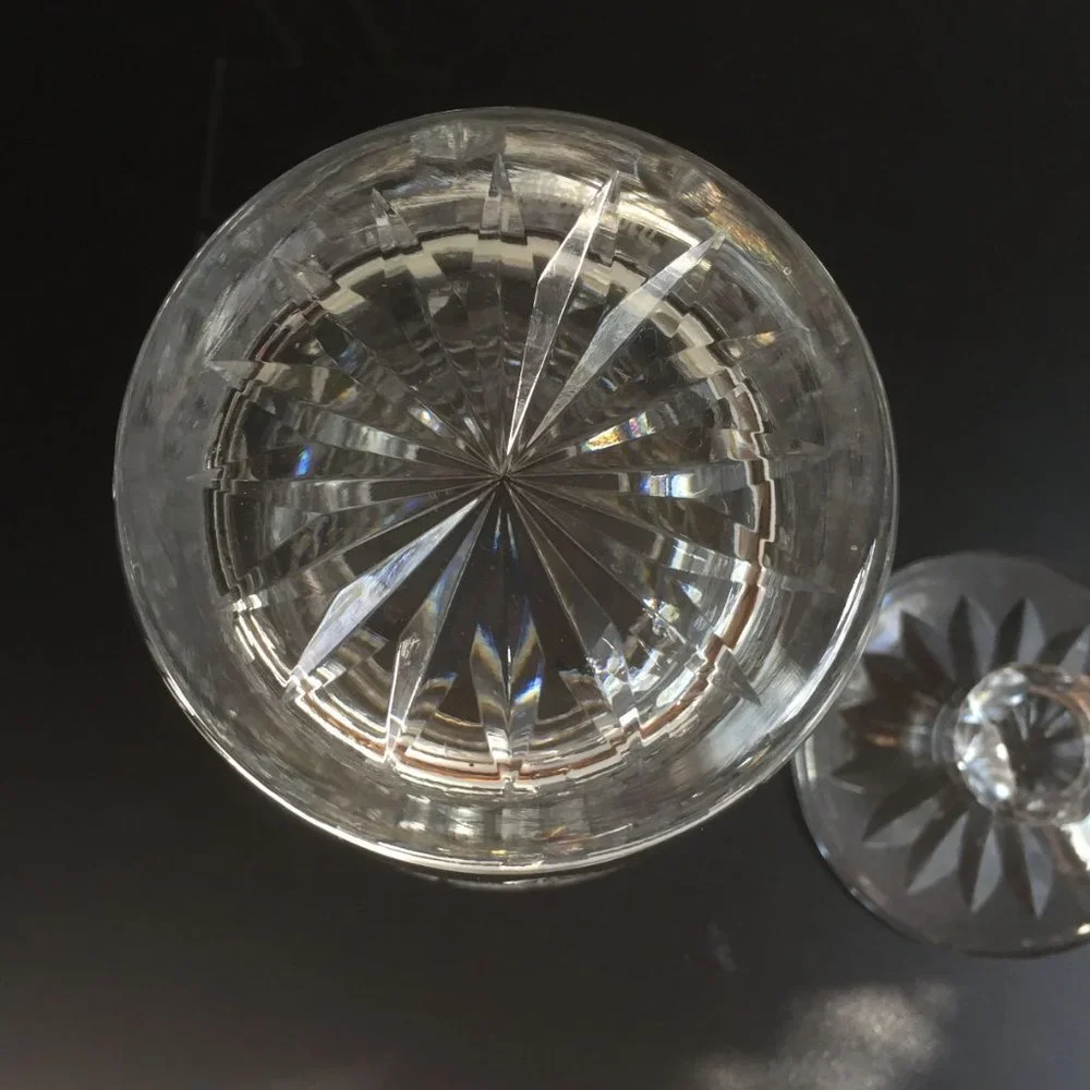vintage WATERFORD ☘️ Crystal Honey Pot Jam Jelly Jar