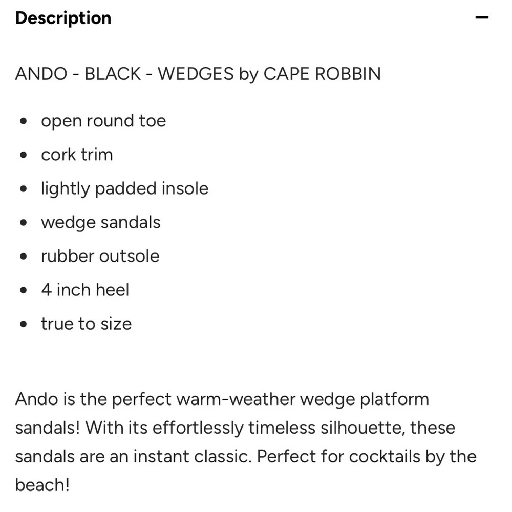 Cape Robbin ando black