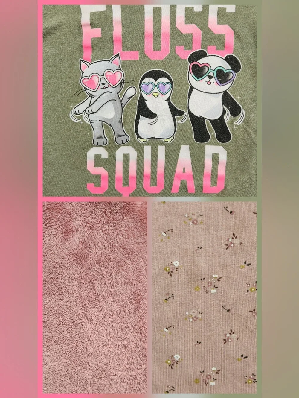 Girls 5T Sweet Pea Mix & Match Bundle | Pink Back To School Joggers | 4 Pieces