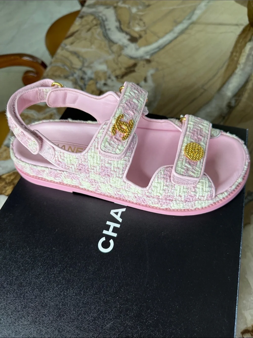 CHANEL cute pink