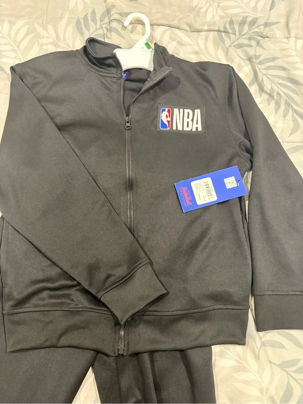 NBA Black Kids Sweatpants & Zip Jacket Set