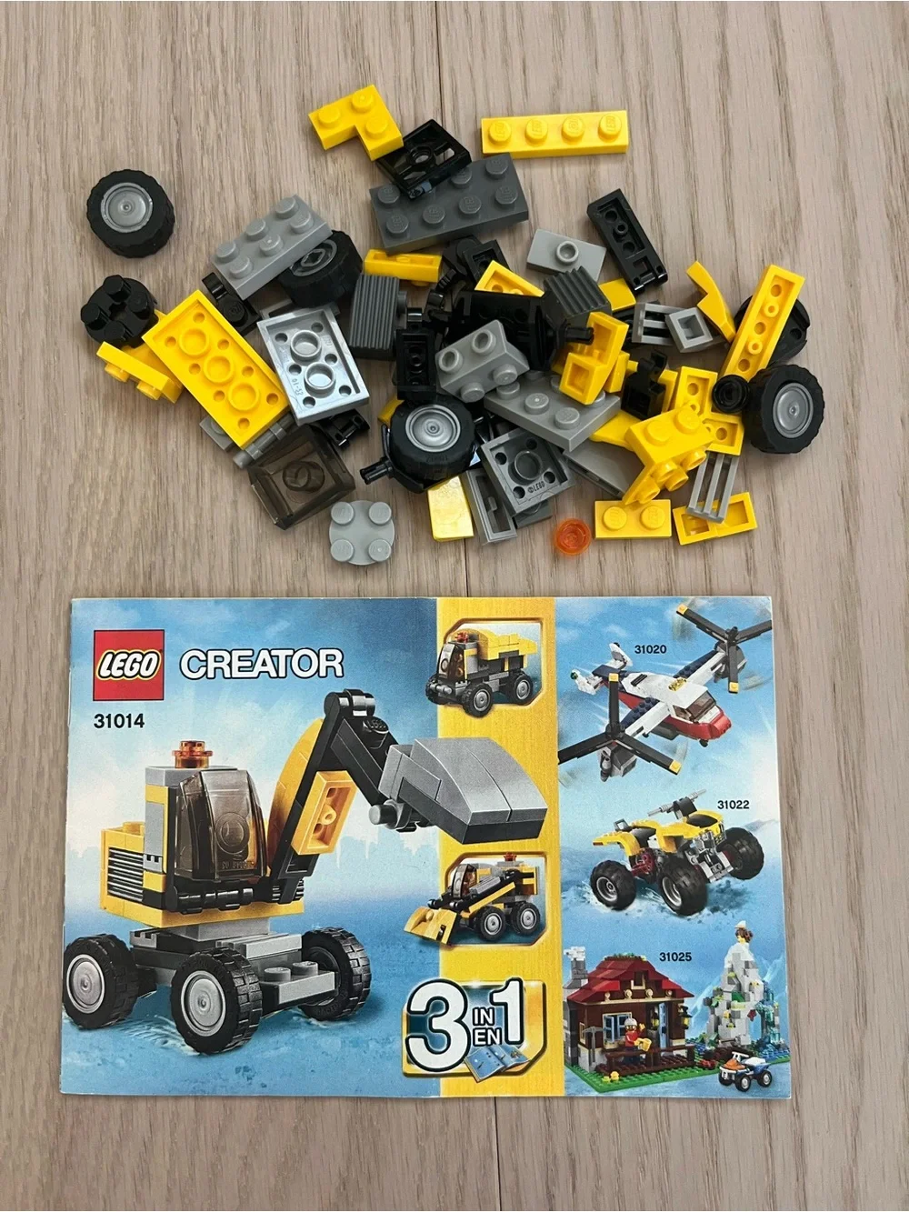 LEGO Creator 3 in 1 Excavator Truck Building Set (31014)