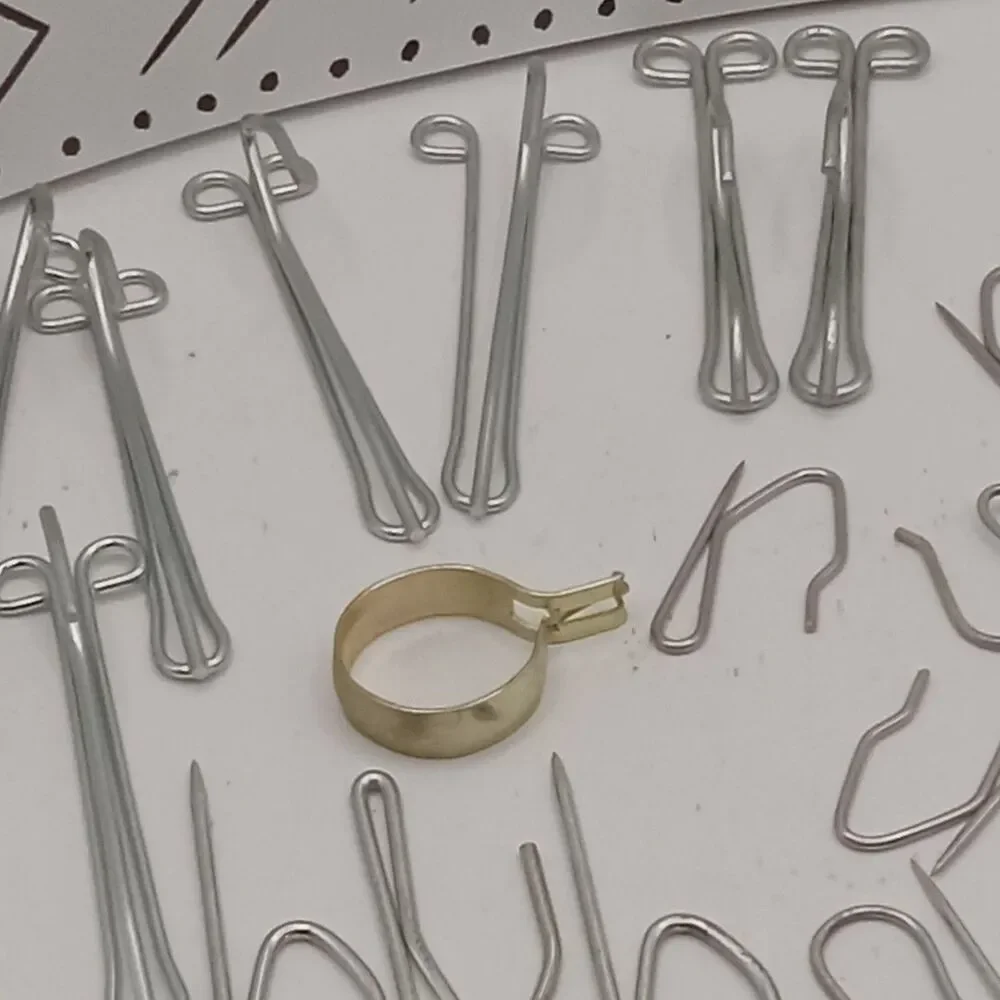 Drapery Curtain Metal Hooks Assorted Lot See Photos