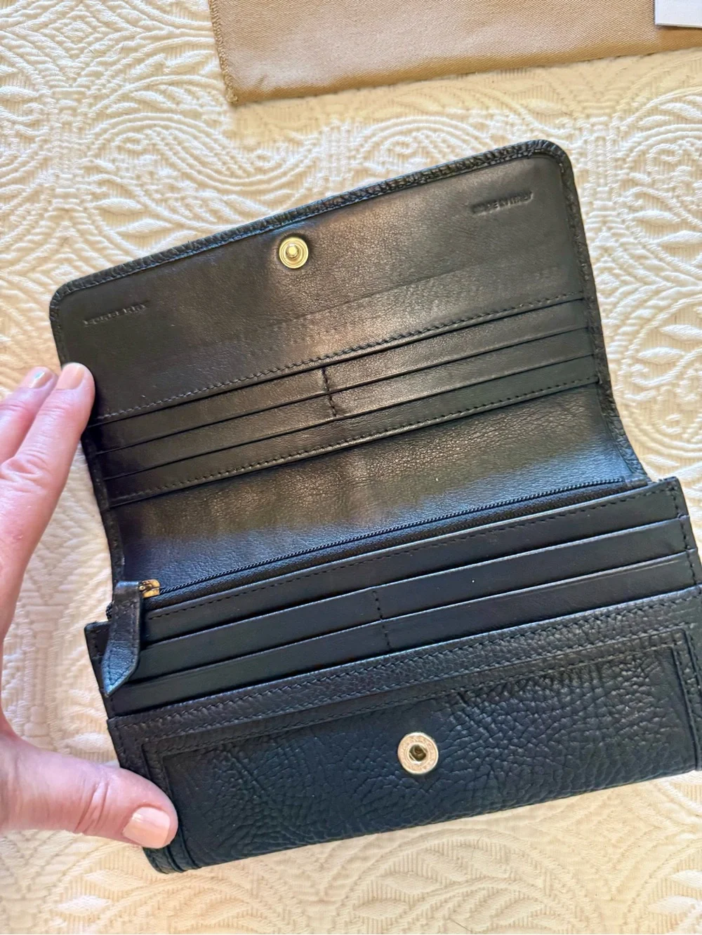 Burberry long wallet