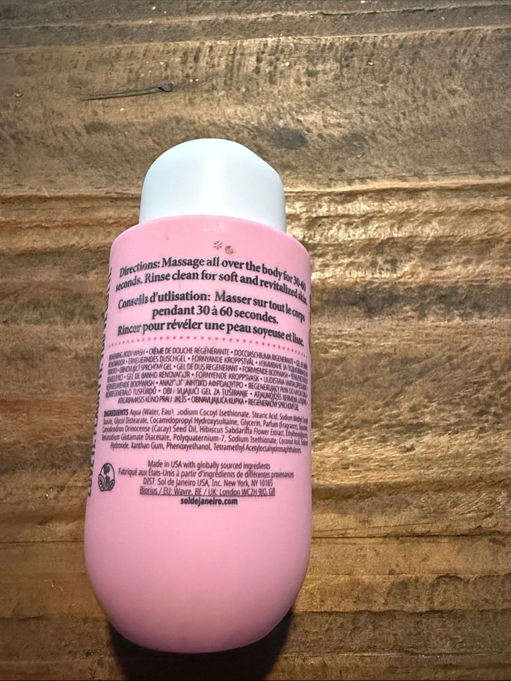 Sol de Janeiro Pink Beija Flor Elasti Body Wash