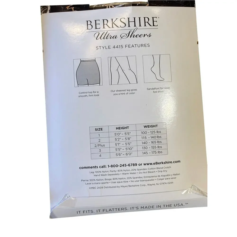 Berkshire sheer hosiery