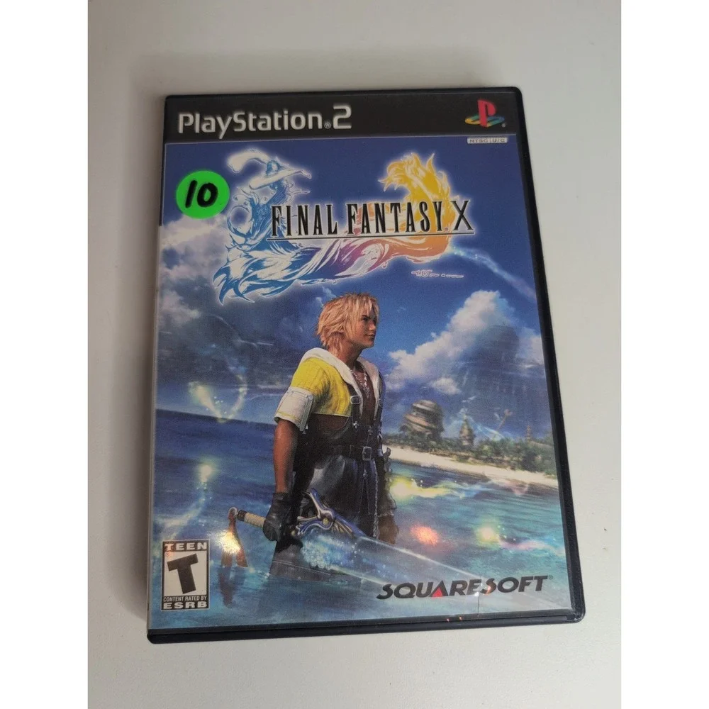 Final Fantasy X - PLAYSTATION 2 (TESTED) With Case And Original Booklet Manual