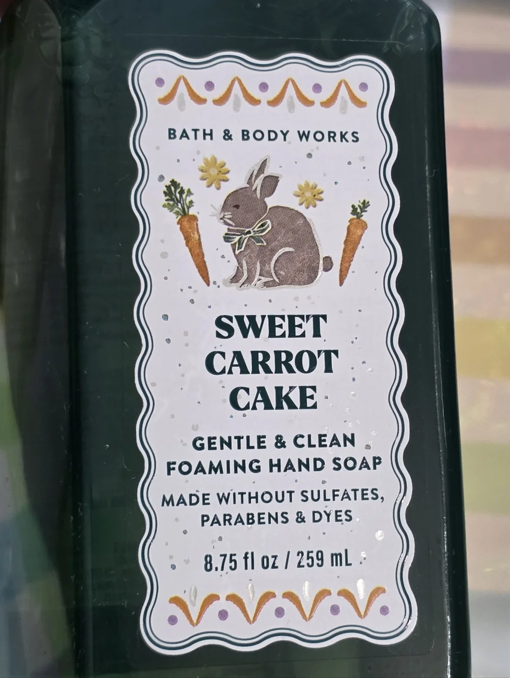 Bath & Body Works Sweet Carrot Cake Foaming Hand Soap Set of 2 NEW RARE