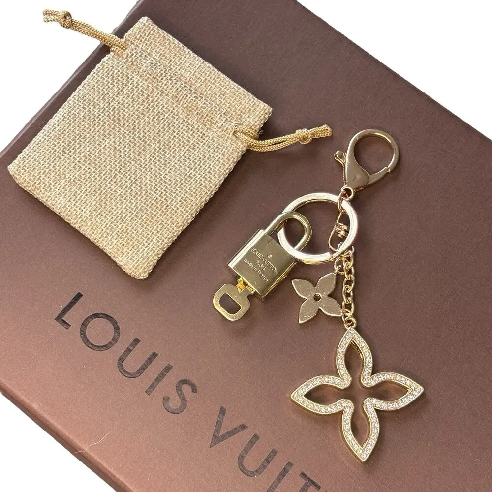Authentic Louis Vuitton Lock & Key Set #310 On An‎ Unbranded Keychain