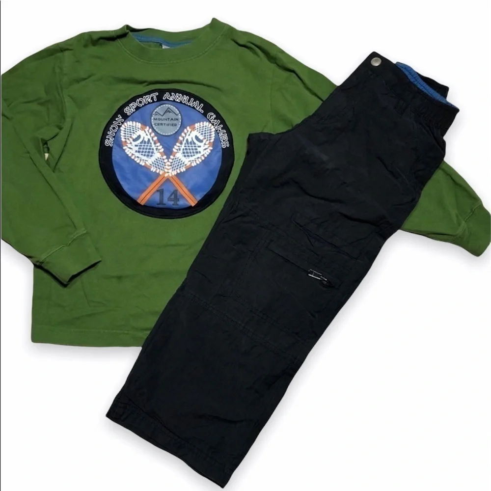 GYMBOREE Snow Days Sport Top‎ & Pants Boys sz 5