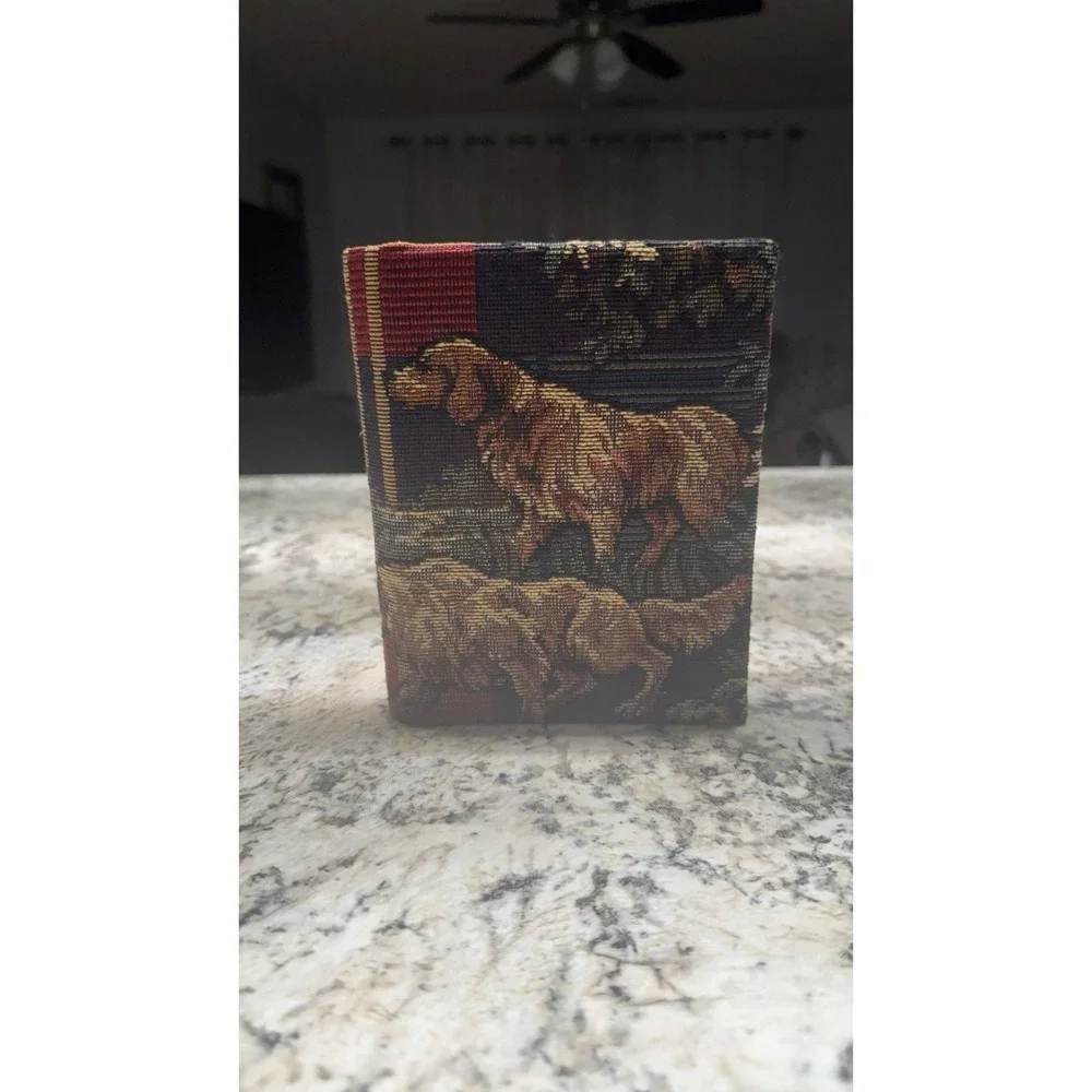 Vintage Tapestry‎ Dog Photo Album Golden Retriever