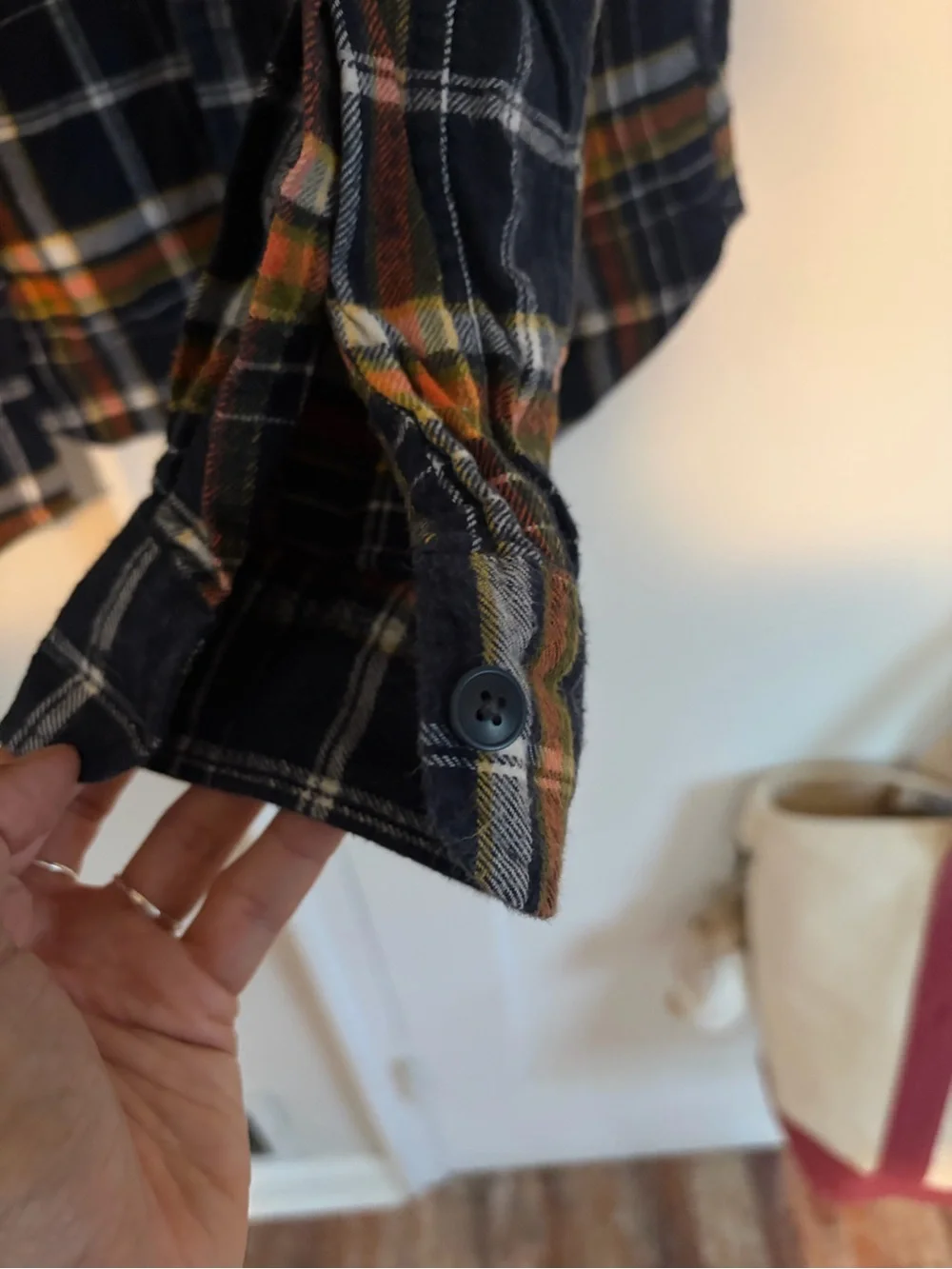 J. Crew lightweight plaid