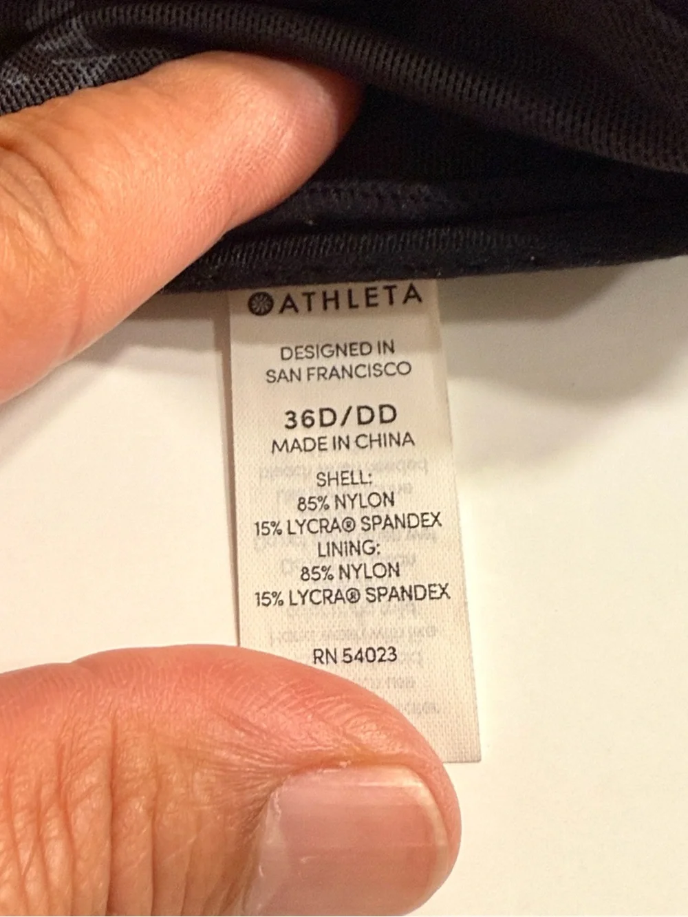 Athleta bra cup