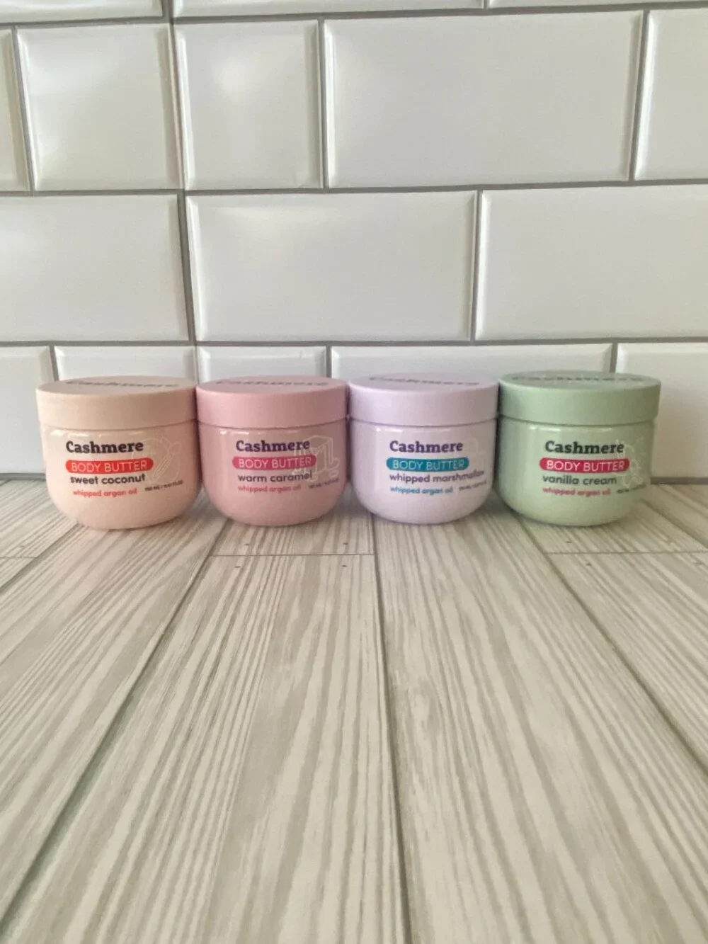 CASHMERE Body Butter 4 piece Bundle * Coconut, Caramel, Vanilla, Marshmallow*