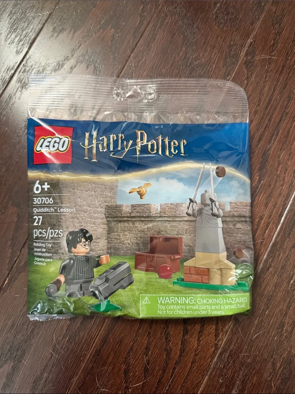 LEGO Harry Potter Quidditch Lesson 30706 - Gray, Black, Tan, Brown, Red, Blue