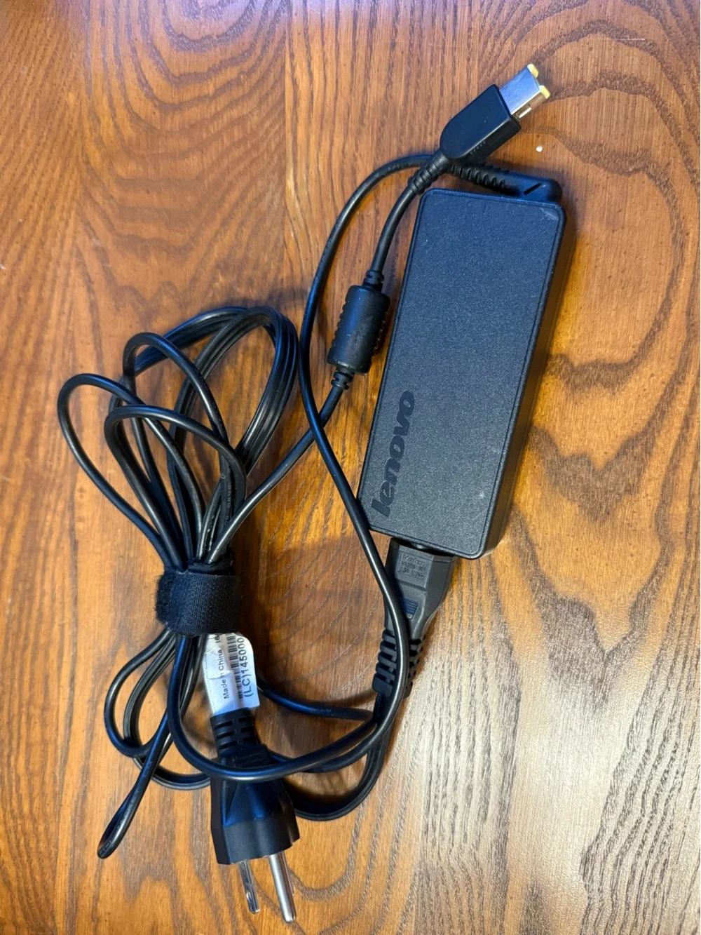 Lenovo AC Adapter Model: ADLX65NLC3A with Integrated Cable