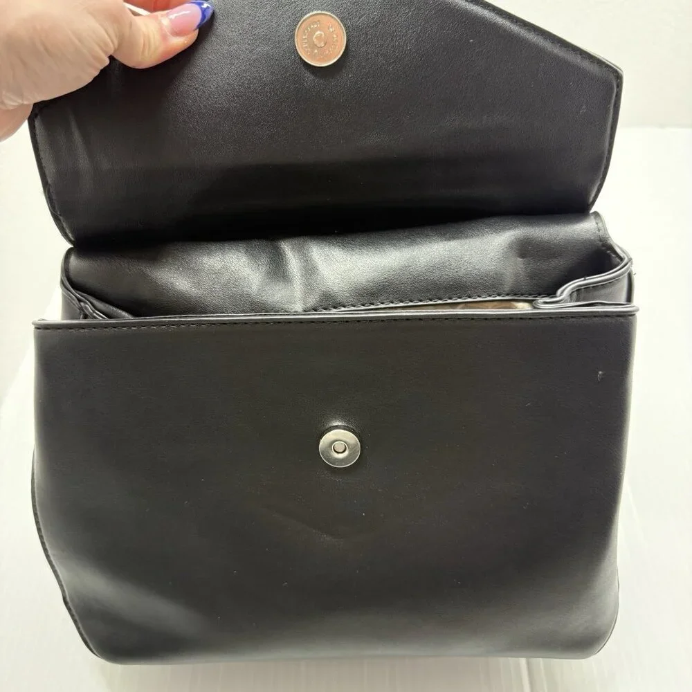 CXL Christian Lacroix Sable Prism Python Satchel Black Top Handle Bag Sexy Date
