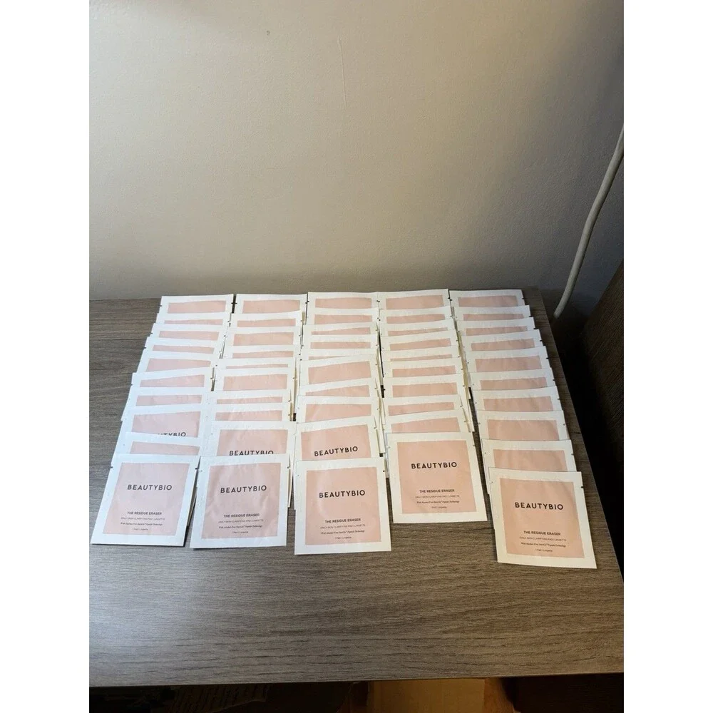 BeautyBio The Residue Eraser Daily Skin Clarifying Pad 50 Single use total.