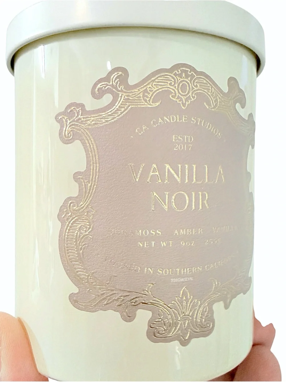 Leoben Company Vanilla Noir Luxury Scented Candle