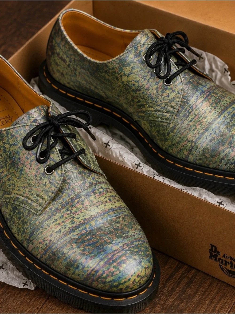 Dr. Martens x National Gallery 1461 Art Print Leather Oxford Shoes