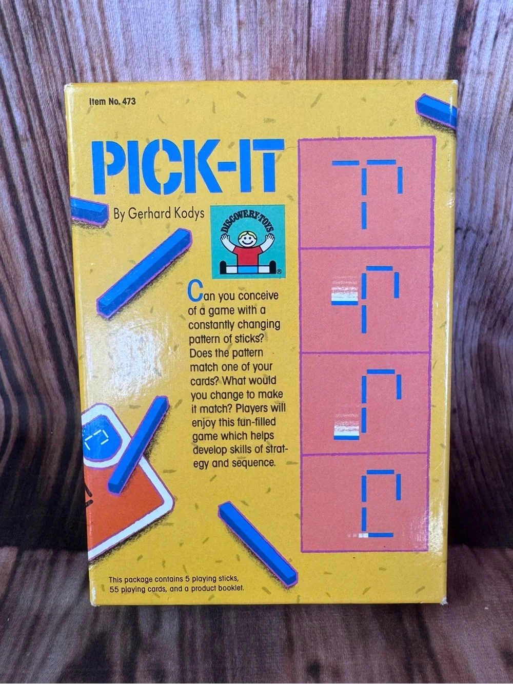 Vintage 1987 Discovery Toys Pick-it Game Gerhard Kodys Complete Strategy