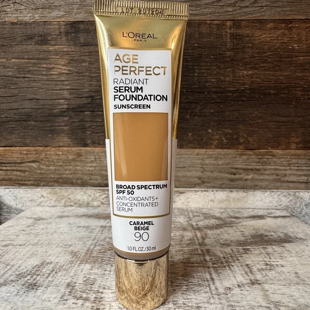 L'Oréal Age Perfect Radiant Serum‎ Foundation #90 Caramel Beige | EXP 1/26 | $17