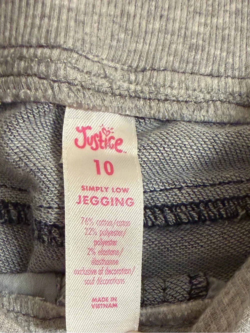 Justice stretch denim