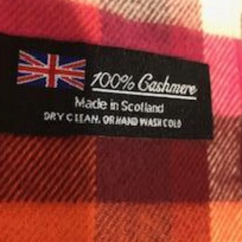 N/A cashmere plaid