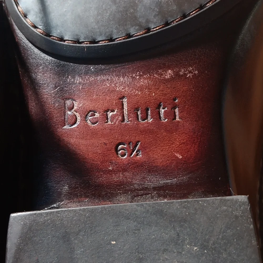 Berluti Leather Oxfords Size 6.5
