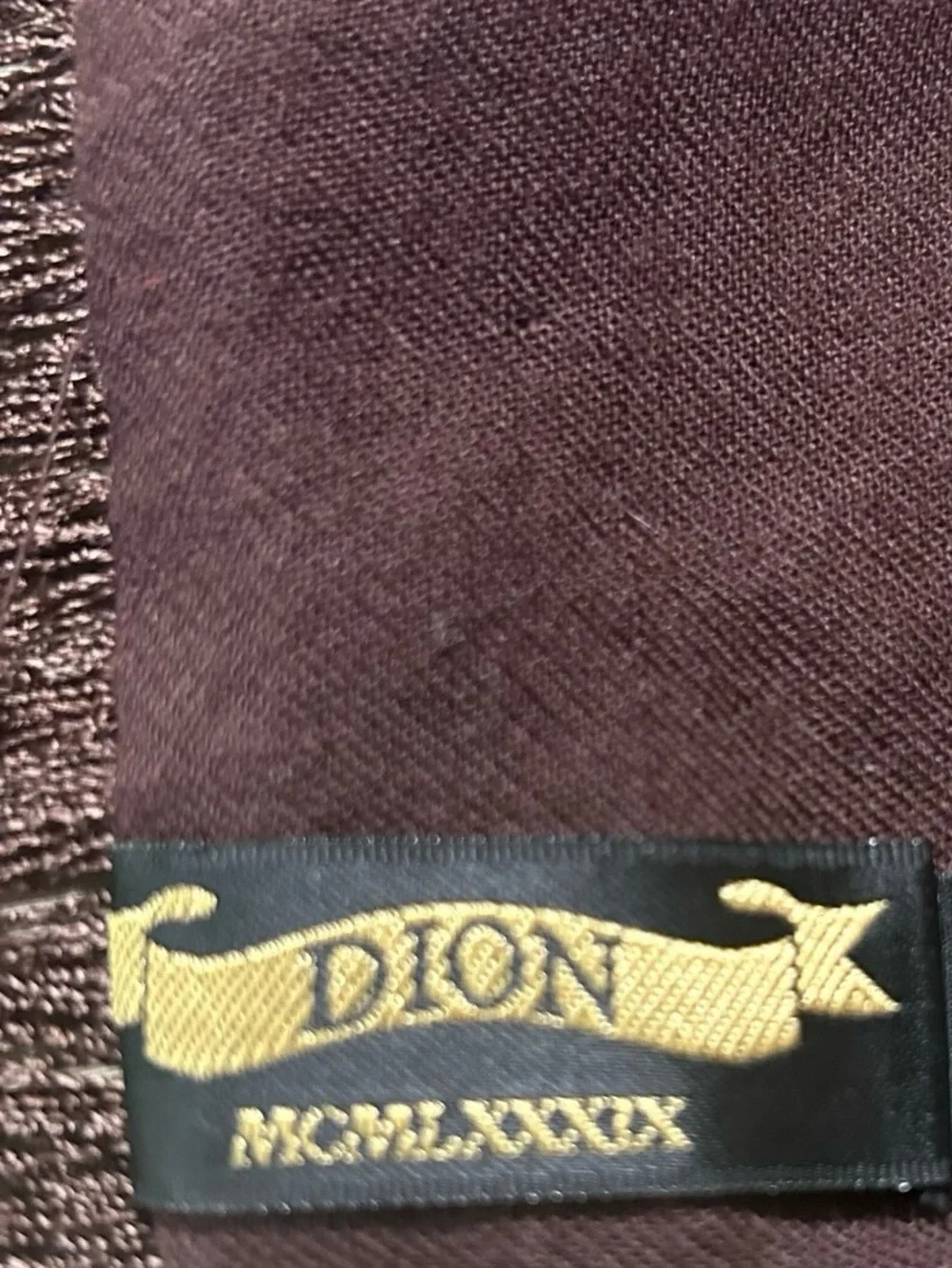 Dion Reversible Italian Silk Wool Scarf Made in Canada