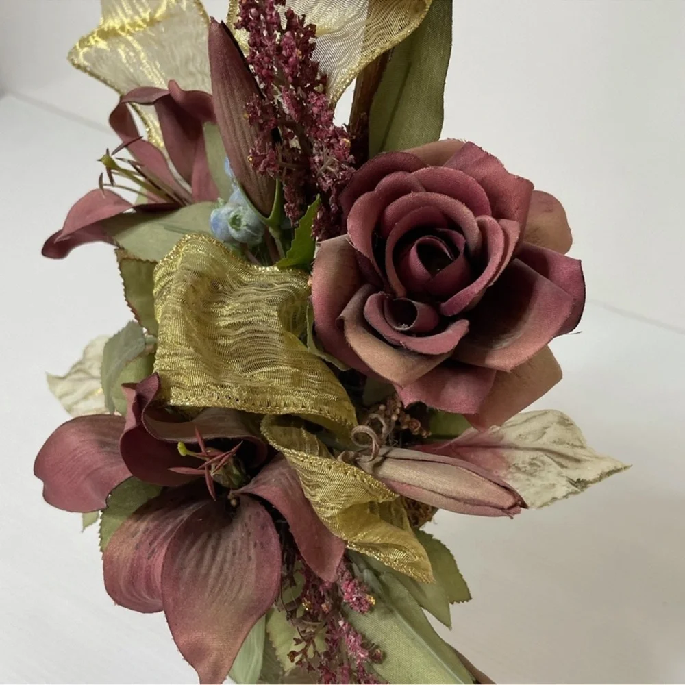 Hand Crafted beautiful topiary gold