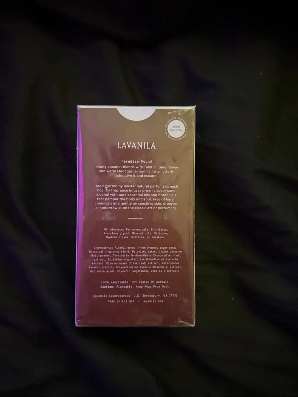 Lavanilla that lavanila oz