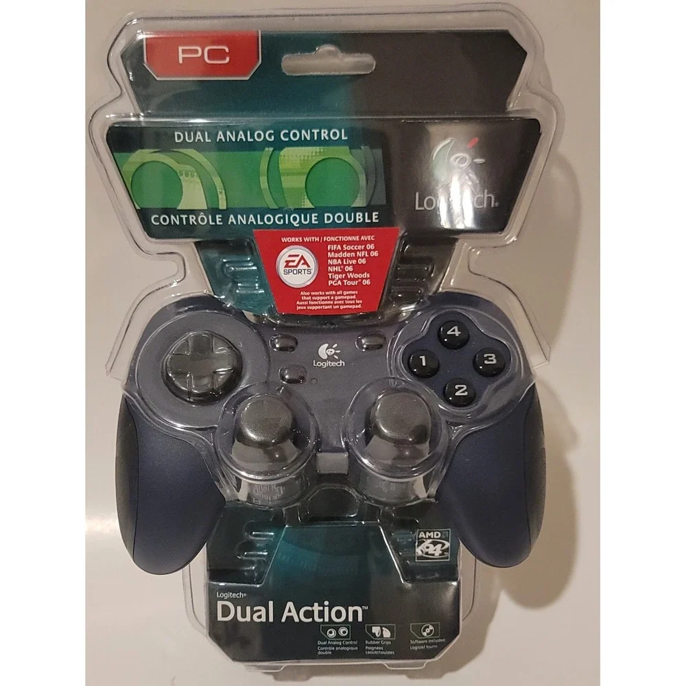 Sealed Logitech‎ Dual Analog Control  Gamepad For PC