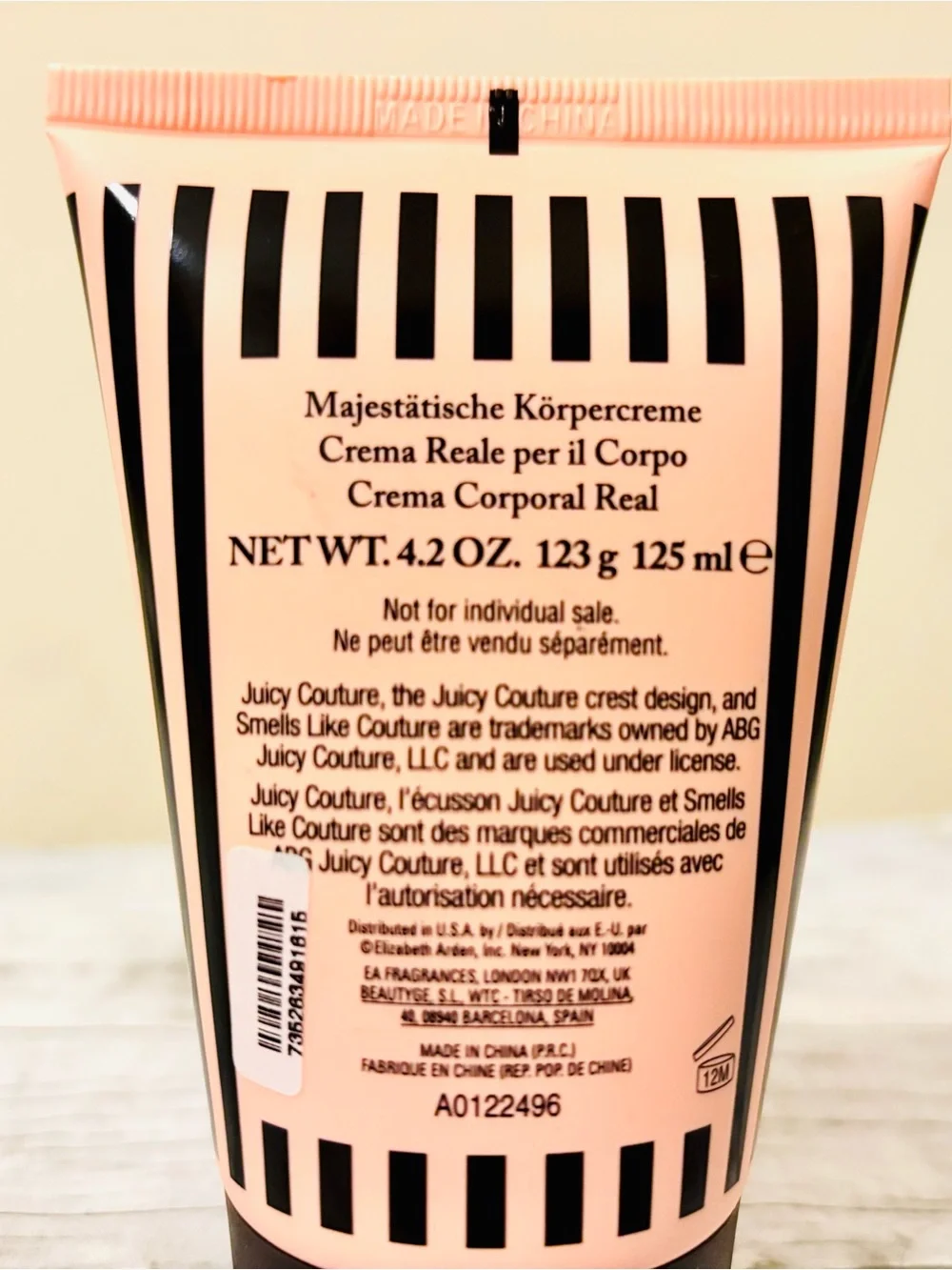 Juicy Couture hydrating vanilla