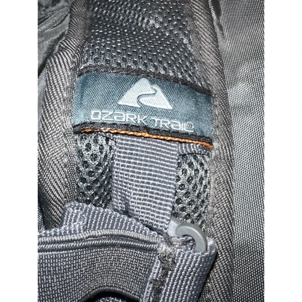 Ozark Trail Backpack Unisex One Size Grey Orange Good Ripstop Lightweight Hike