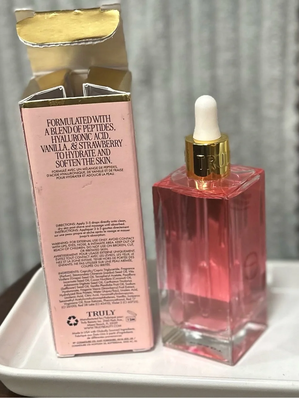 NIB TRULY Soft Serve After Shave Oil Full Size
