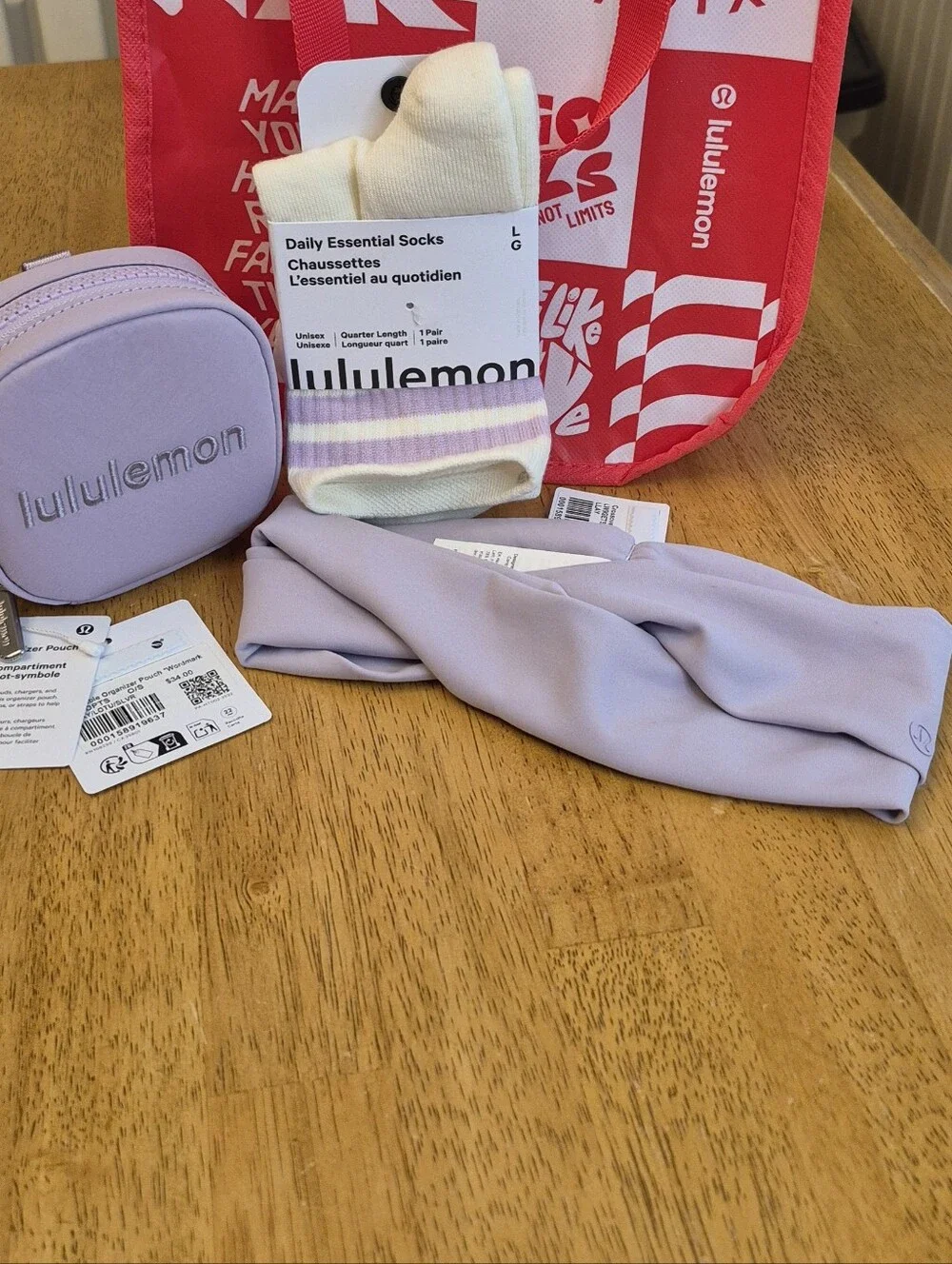 lululemon athletica coordinated lavender