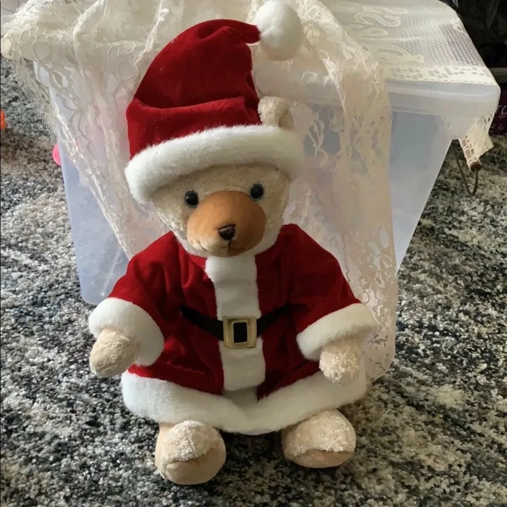 Sugar Loaf Santa Teddy Bear Pre Owned