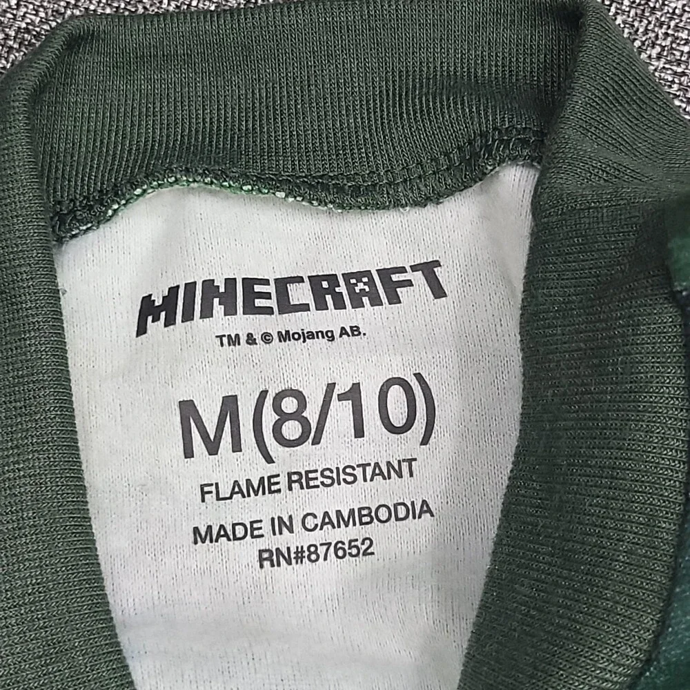 Minecraft boys pajama