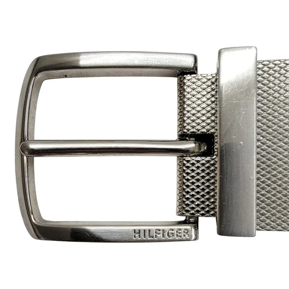 Tommy Hilfiger Mens Reversible Belt Brown Black Size 46-48 Big & Tall Dress
